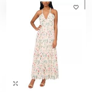 NWT Cece Printed Maxi Dress